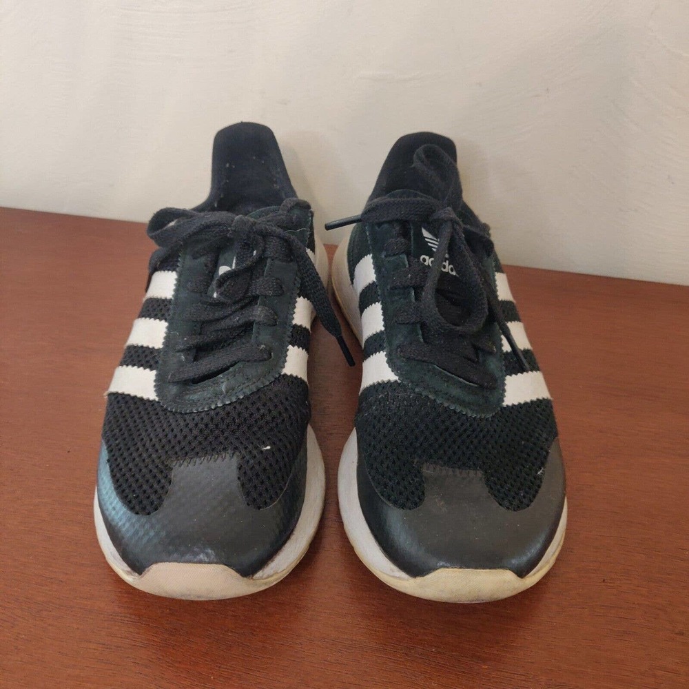Adidas Women's Sneakers Apc 011001 Shoes Black White Size 8.5 Lace-Up. View 2